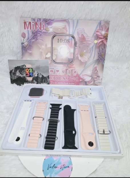 Smartwatch Mini 7 em 1 – Compacto, Versátil e com Estilo