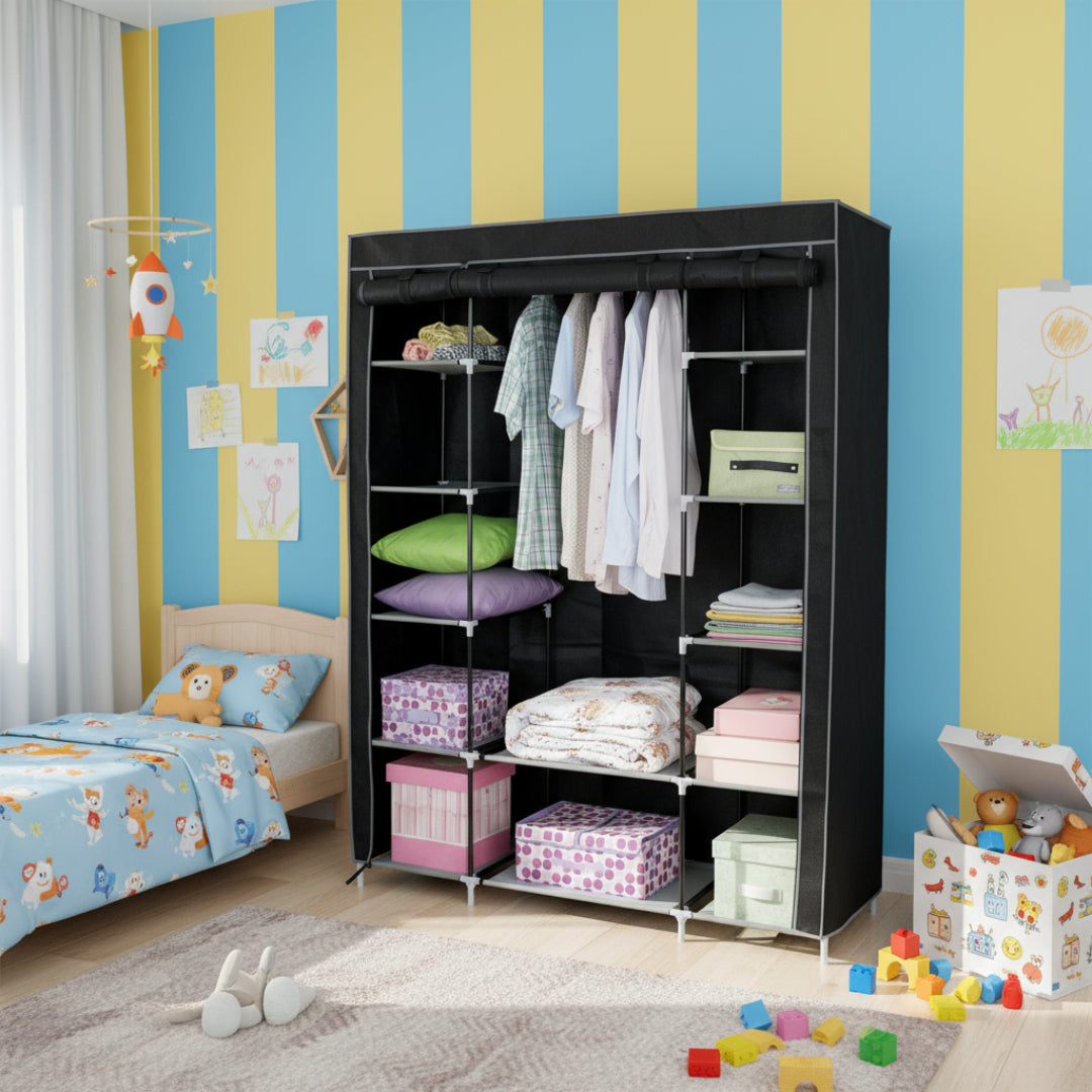 Roupeiro de Tecido 12 Compartimentos – Organização Inteligente