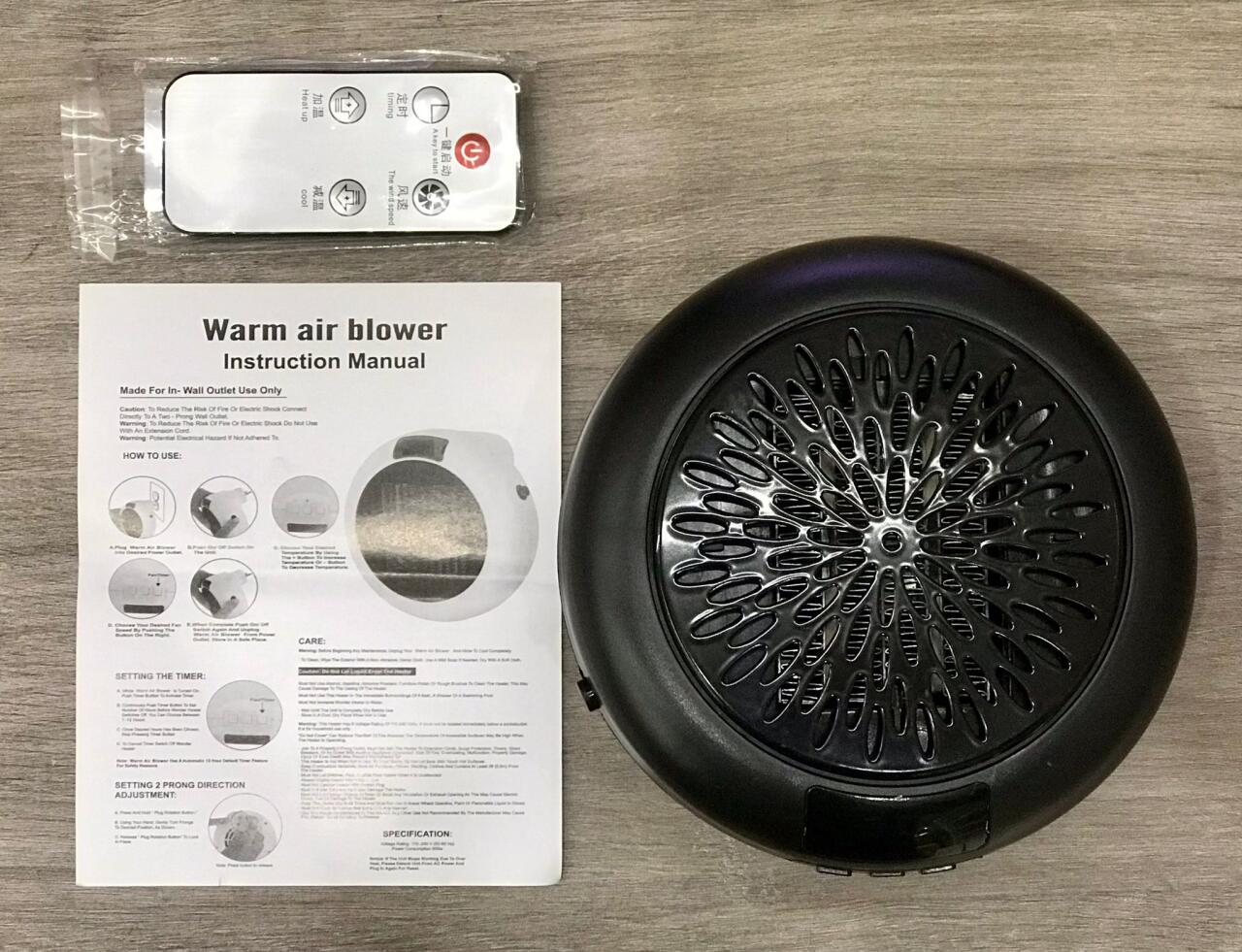 Aquecedor Portátil 900W – Compacto, Silencioso e Eficiente