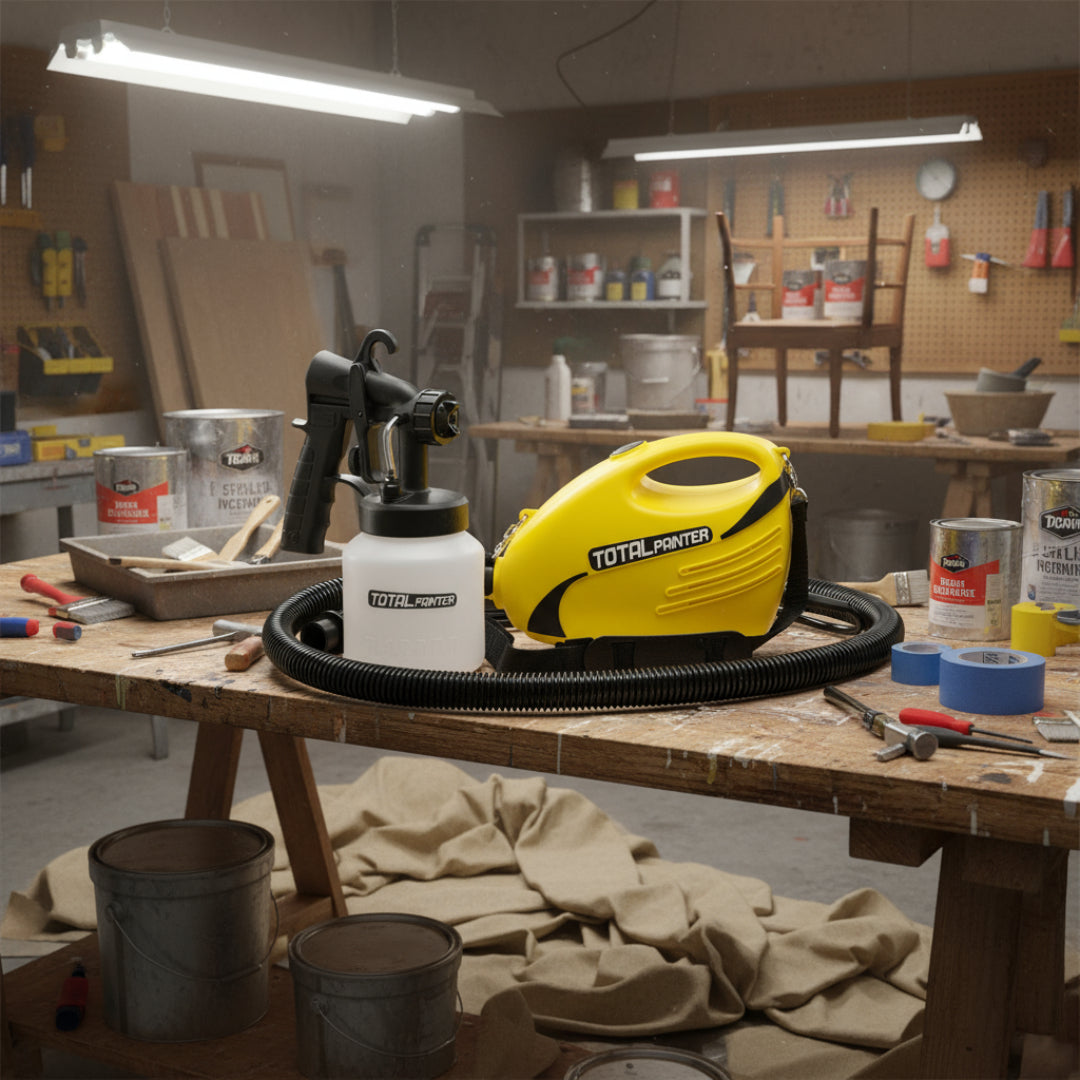 Pistola Elétrica de Pintura TOTAL PAINTER® – Acabamento Profissional em Casa