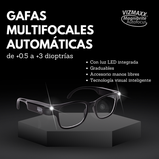 Óculos de Leitura Multifocais com Luz LED