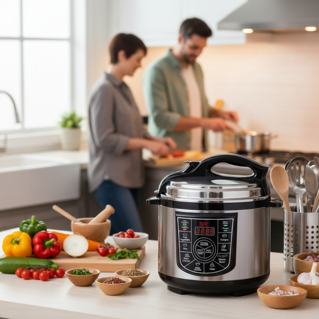 Panela de Pressão Elétrica Programável e Multifuncional