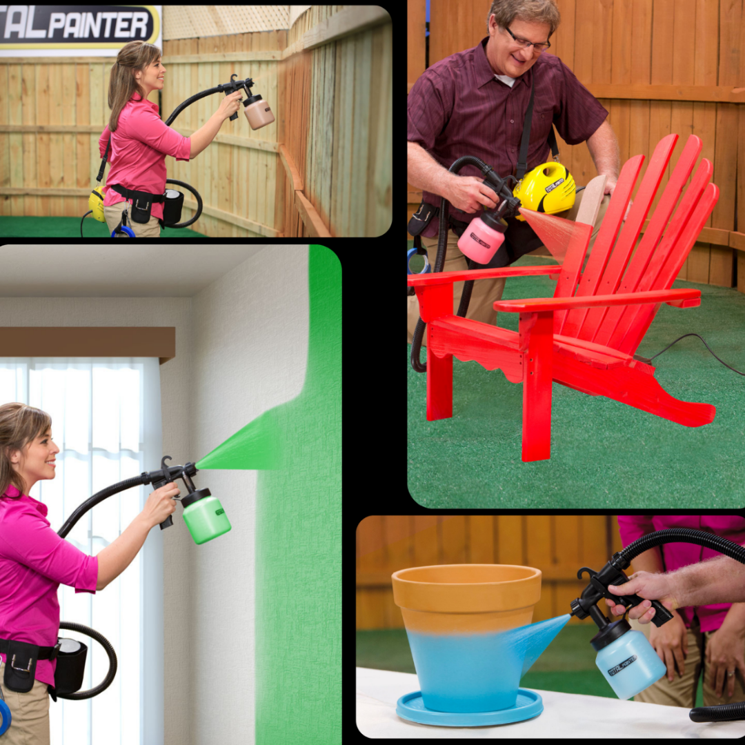 Pistola Elétrica de Pintura TOTAL PAINTER® – Acabamento Profissional em Casa