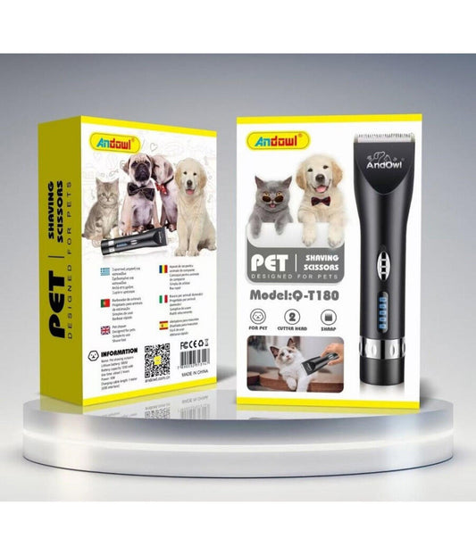 Tosquiadora Recarrregável para Animais Q-T180 (Cães e Gatos)