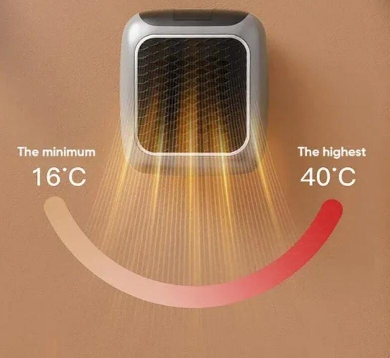 Aquecedor Portátil 800W – Calor Instantâneo e Compacto