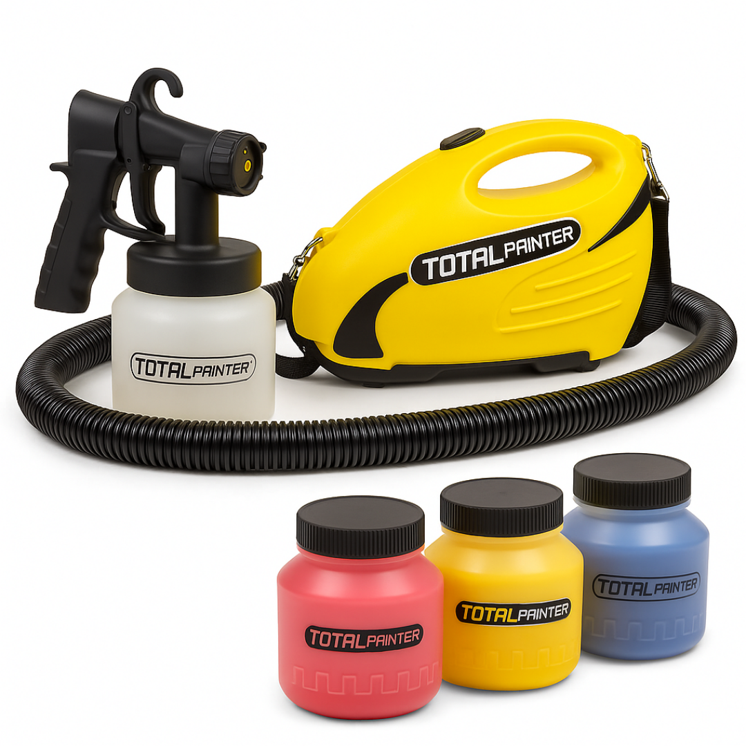 Pistola Elétrica de Pintura TOTAL PAINTER® – Acabamento Profissional em Casa