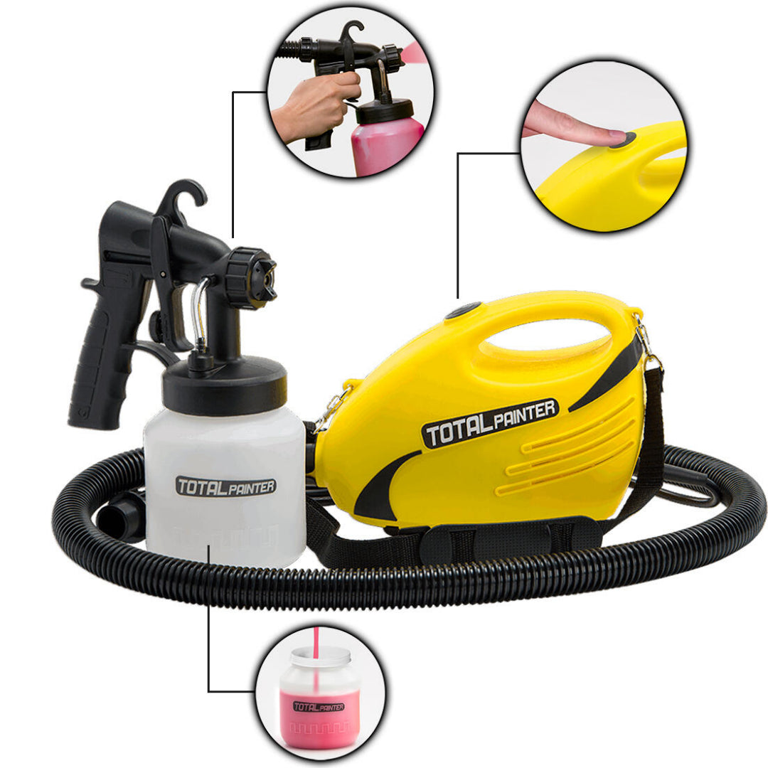 Pistola Elétrica de Pintura TOTAL PAINTER® – Acabamento Profissional em Casa