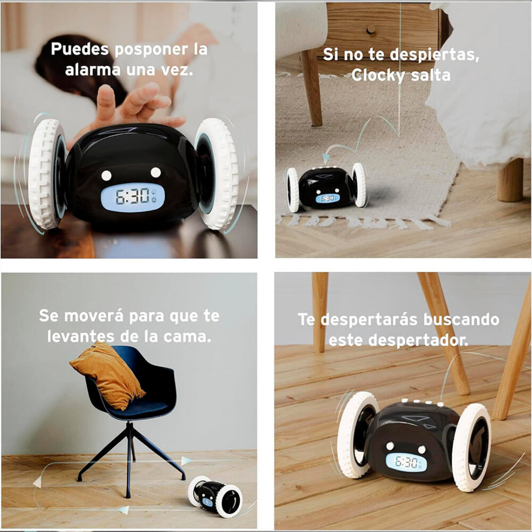 Despertador Digital Inteligente com Rodas