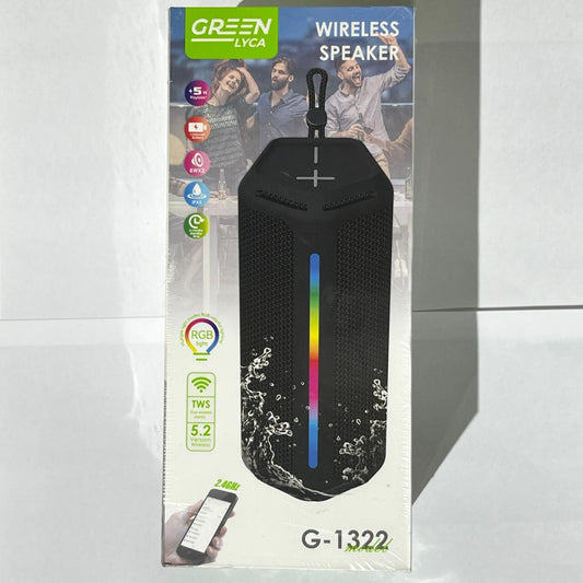 Coluna Sem Fios Portátil 2×8 W | Rádio FM & USB-C