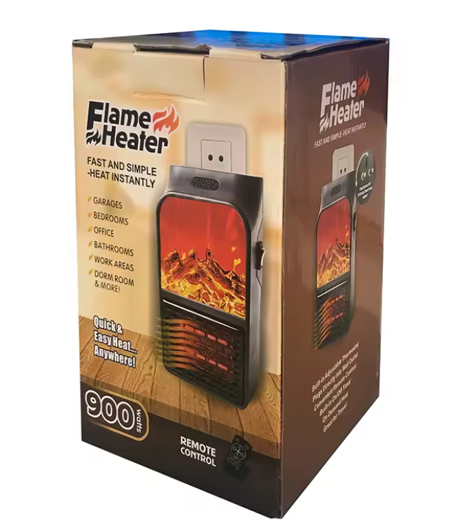 Aquecedor Elétrico Portátil de Tomada 1000W