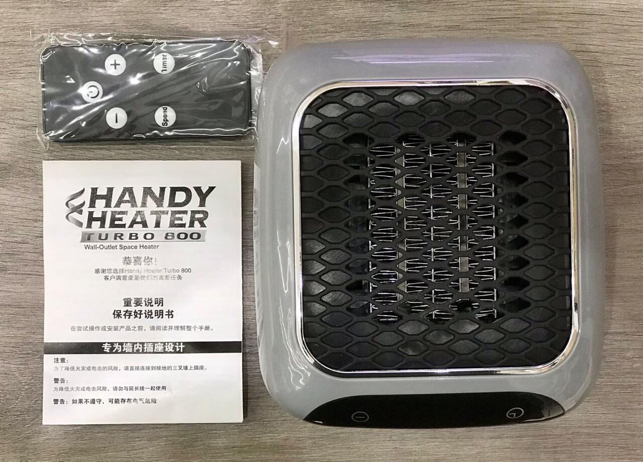 Aquecedor Portátil 800W – Calor Instantâneo e Compacto